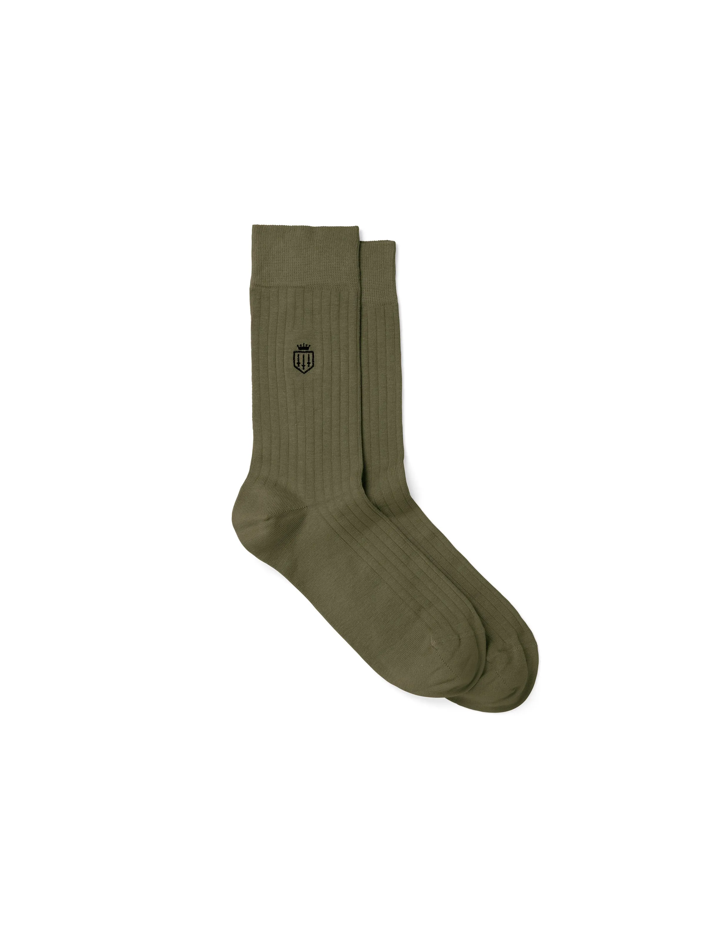 Signature Men's Socks - Moss Green