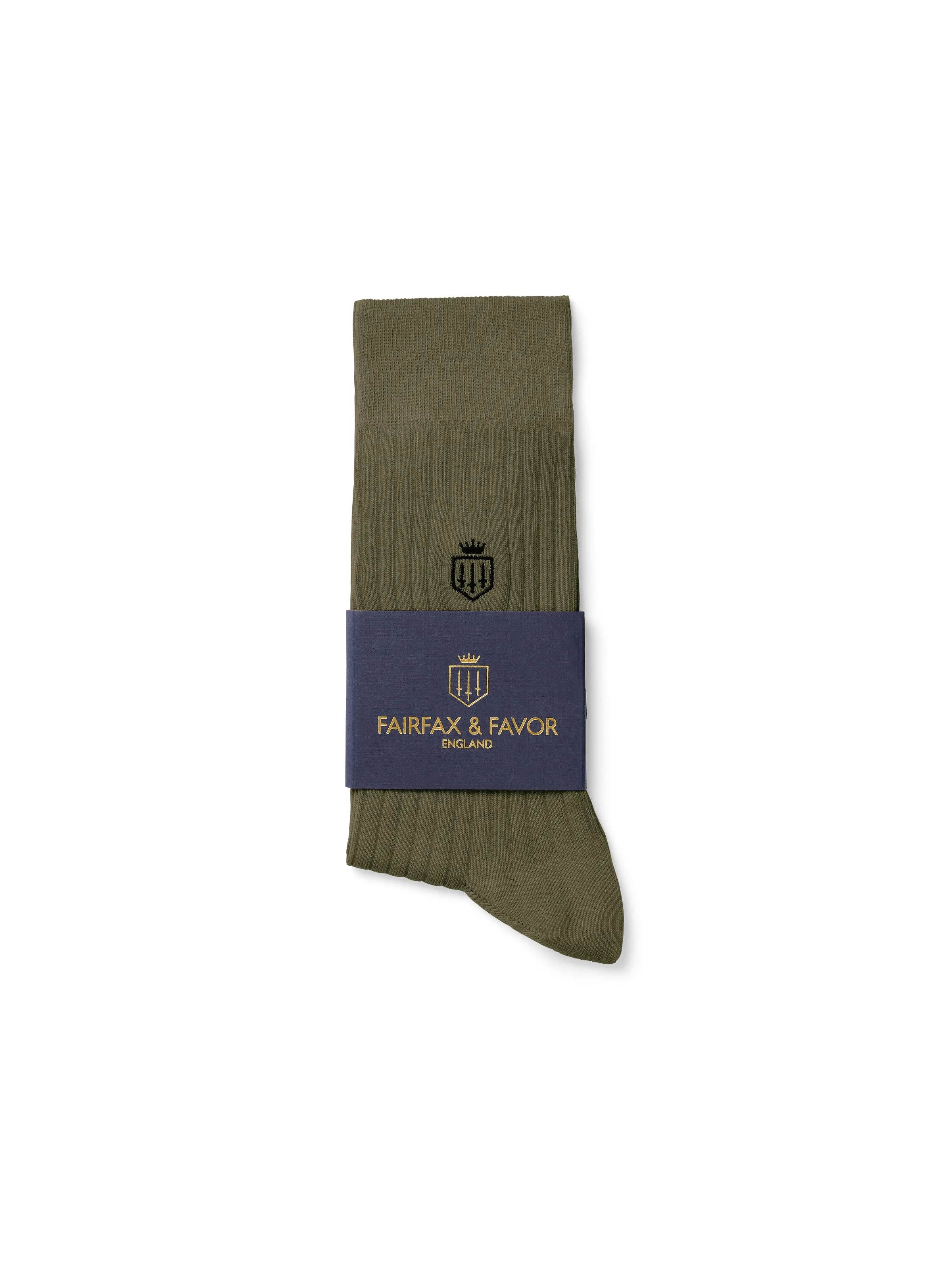 Signature Men's Socks - Moss Green