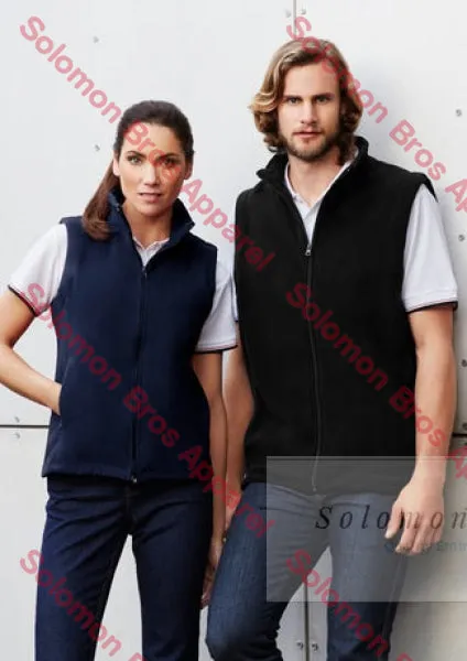 Simple Mens Micro Fleece Vest