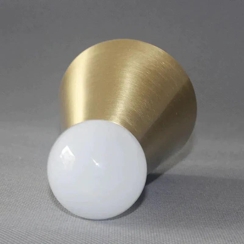 Simple Metal Tapered Led Ceiling Lamp