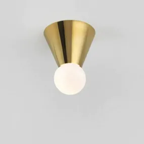 Simple Metal Tapered Led Ceiling Lamp