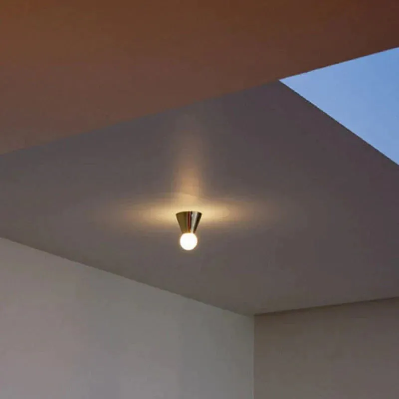 Simple Metal Tapered Led Ceiling Lamp