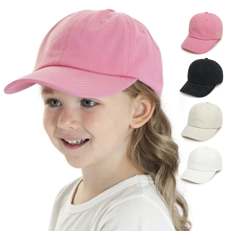 Simple Summer Baseball Cap Hats for Kids
