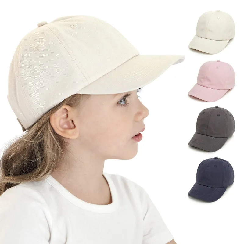 Simple Summer Baseball Cap Hats for Kids