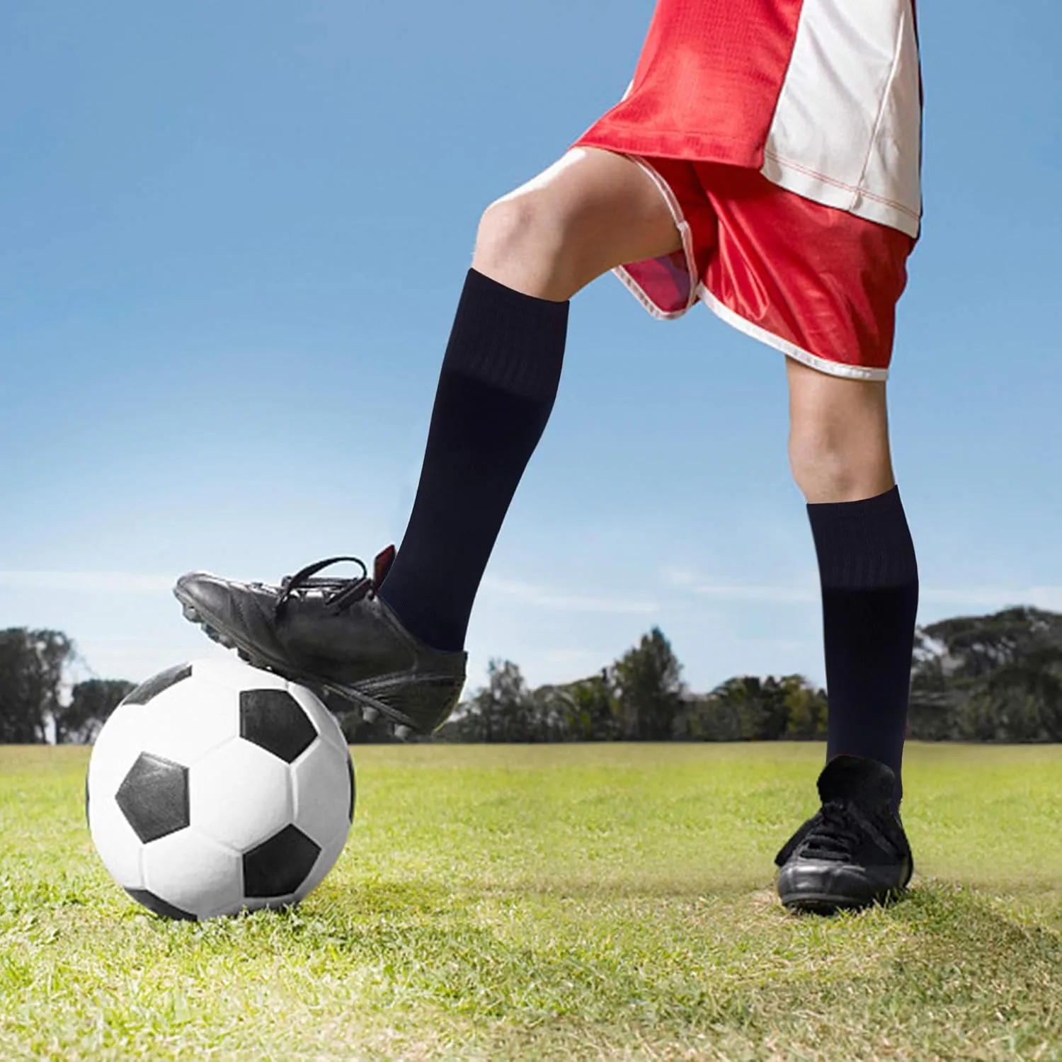 Soccer Softball Baseball Football Socks for Adults Youth Men Women Knee High Sport Athletic Socks