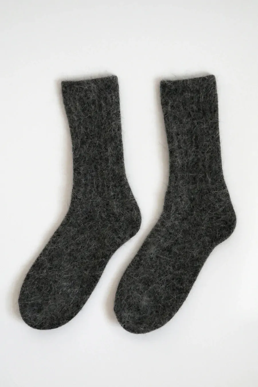 soft wool socks - angora