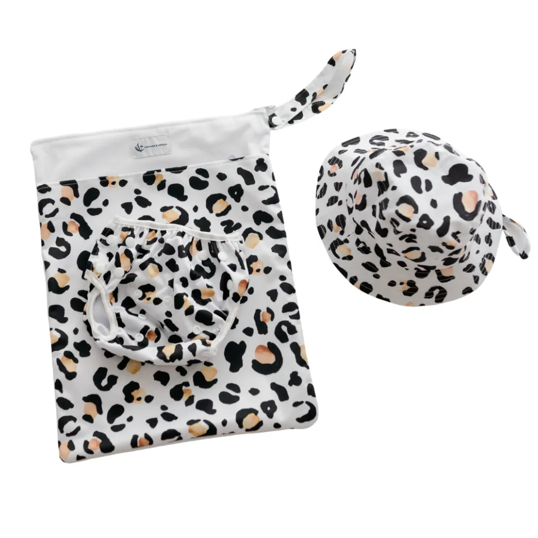 Swim Hat - Leopard Print