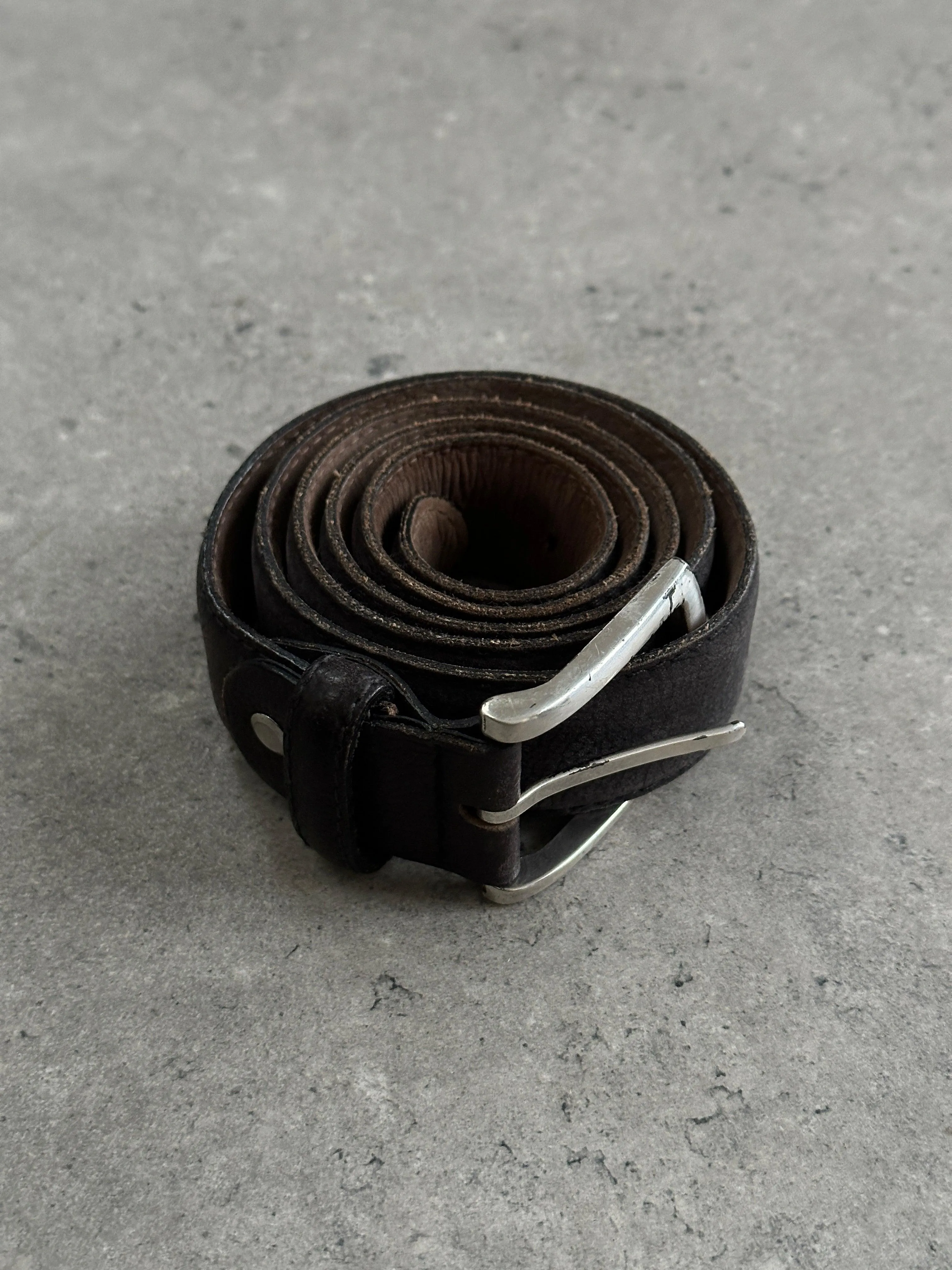Vintage Leather Belt - W35-W39