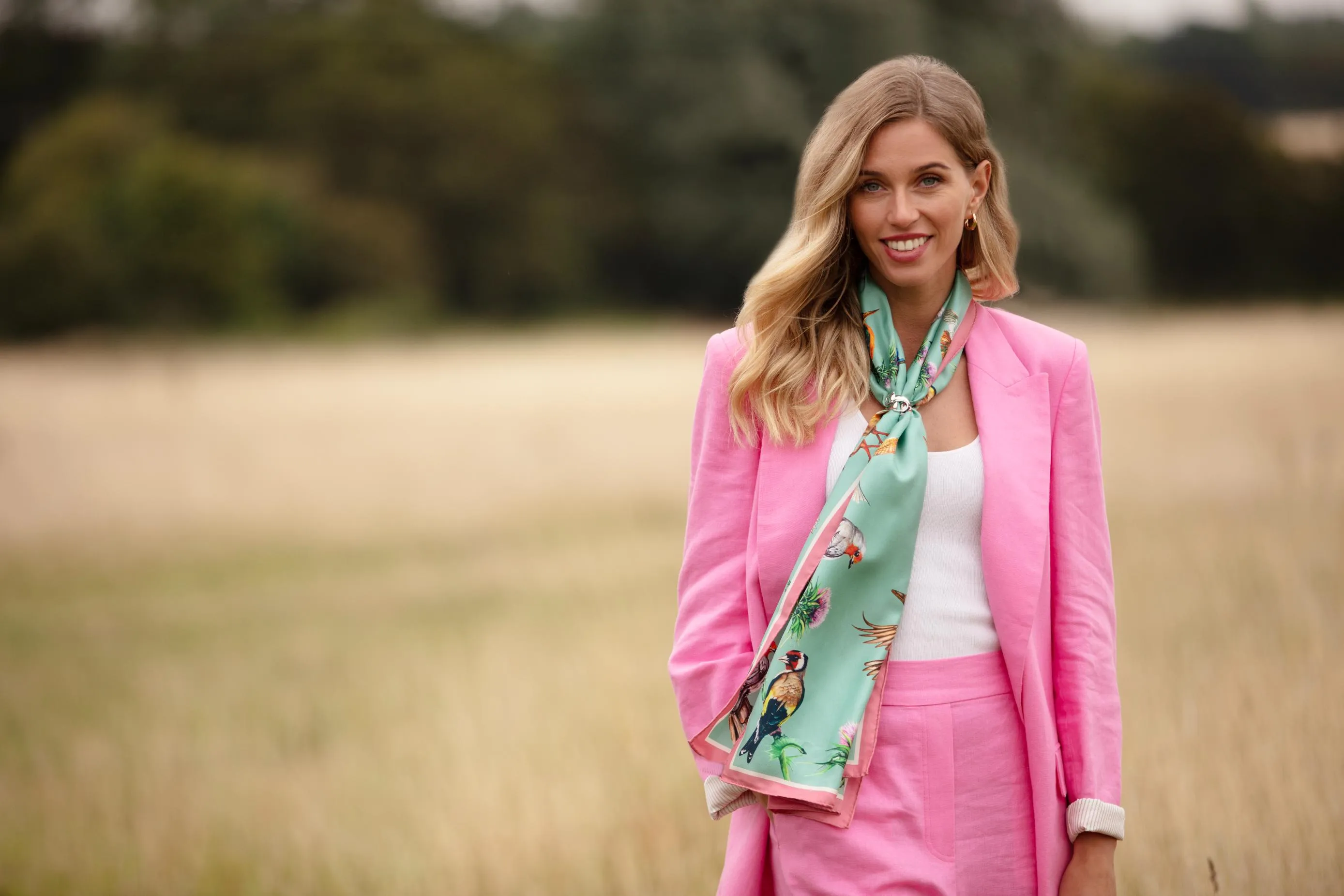 Walk On The Wild Side Mint Green Classic Scarf