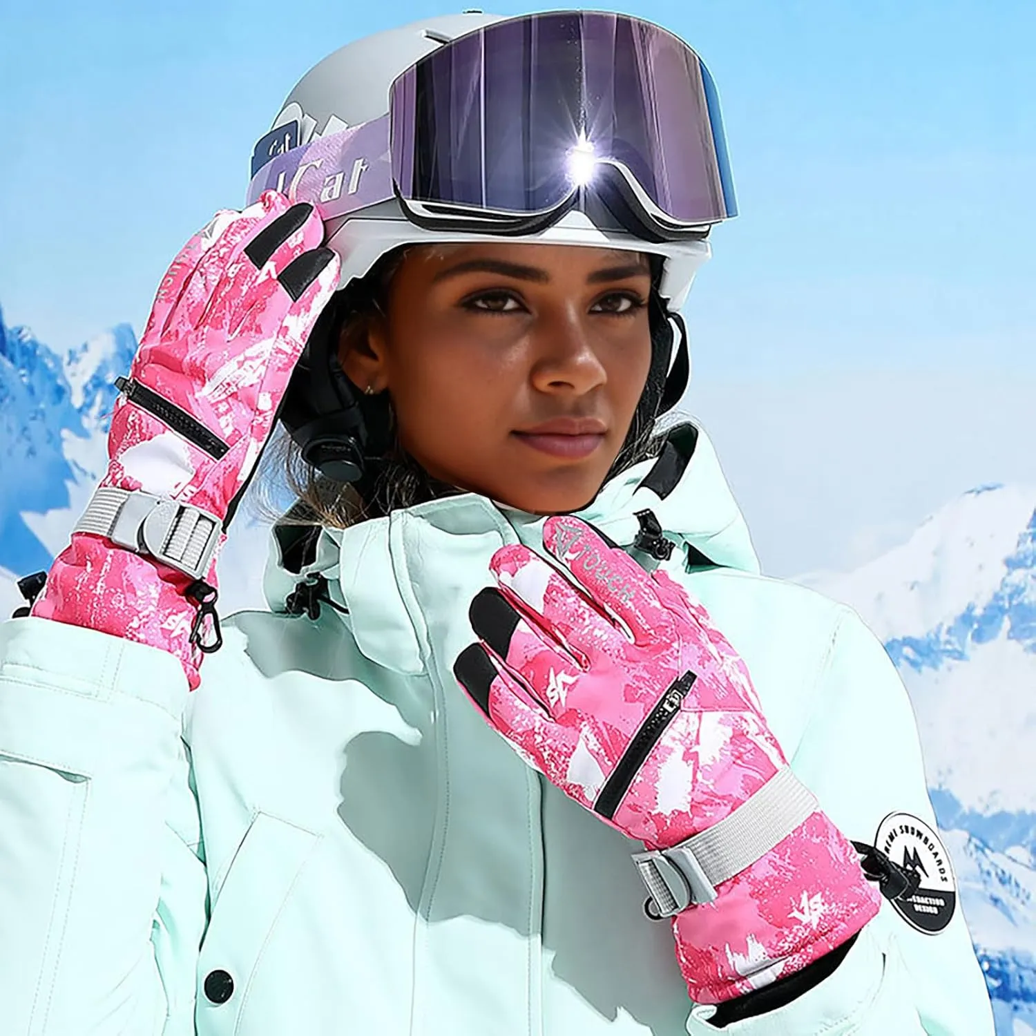 Warm Gloves for Women Thermal Water-Resistant Fleece Lined Driving Windproof Running Soft Cashmere Keep Hand Outdoor Sports Most Men Gifts