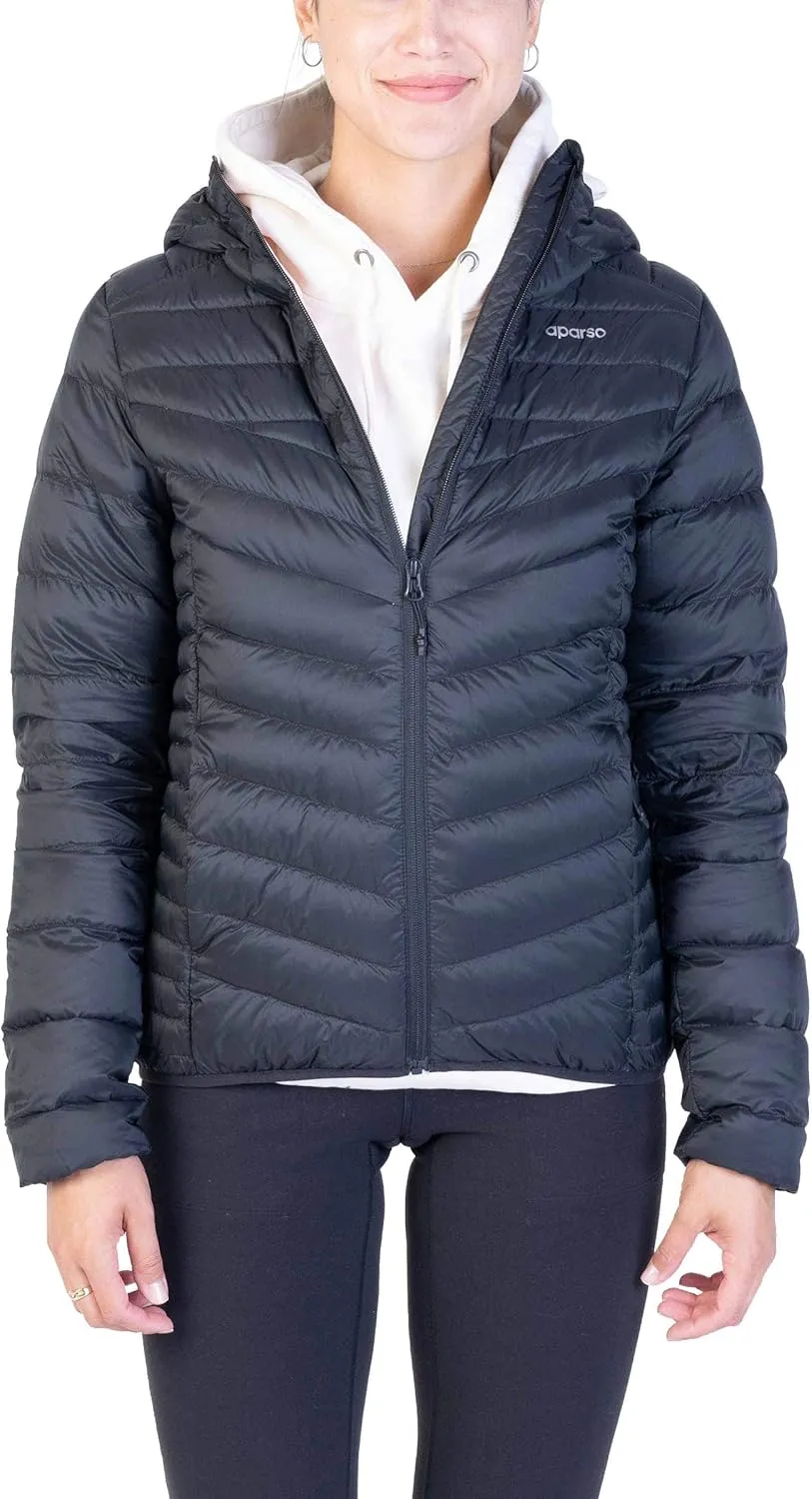 Women Rip-stop Down Puffer Jacket- Winter Coats