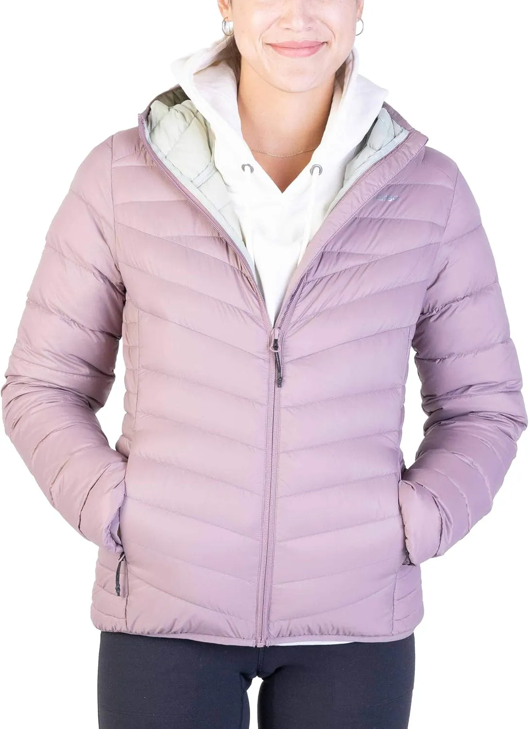 Women Rip-stop Down Puffer Jacket- Winter Coats