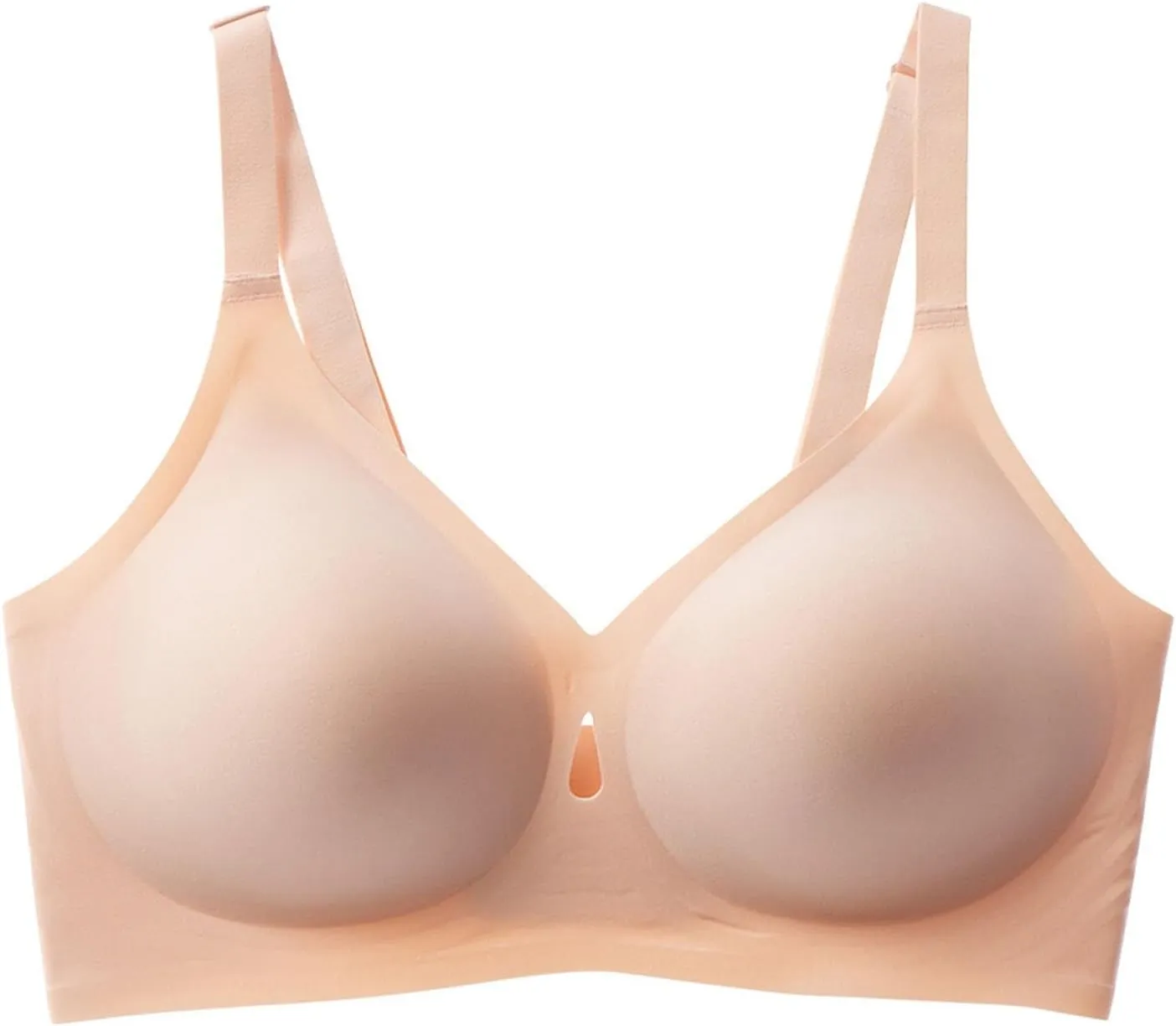 Women Wirefree Full-Coverage Bras Everyday Stretch Padded Large Bust Plus Size Bra Bralette